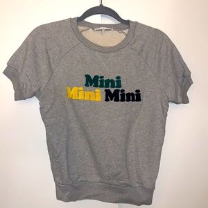 FRAME Short Sleeve Sweatshirt